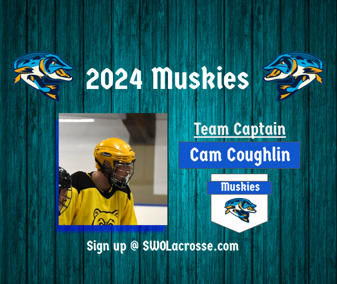 2024 Captain, Cam Couglin - The Muskies